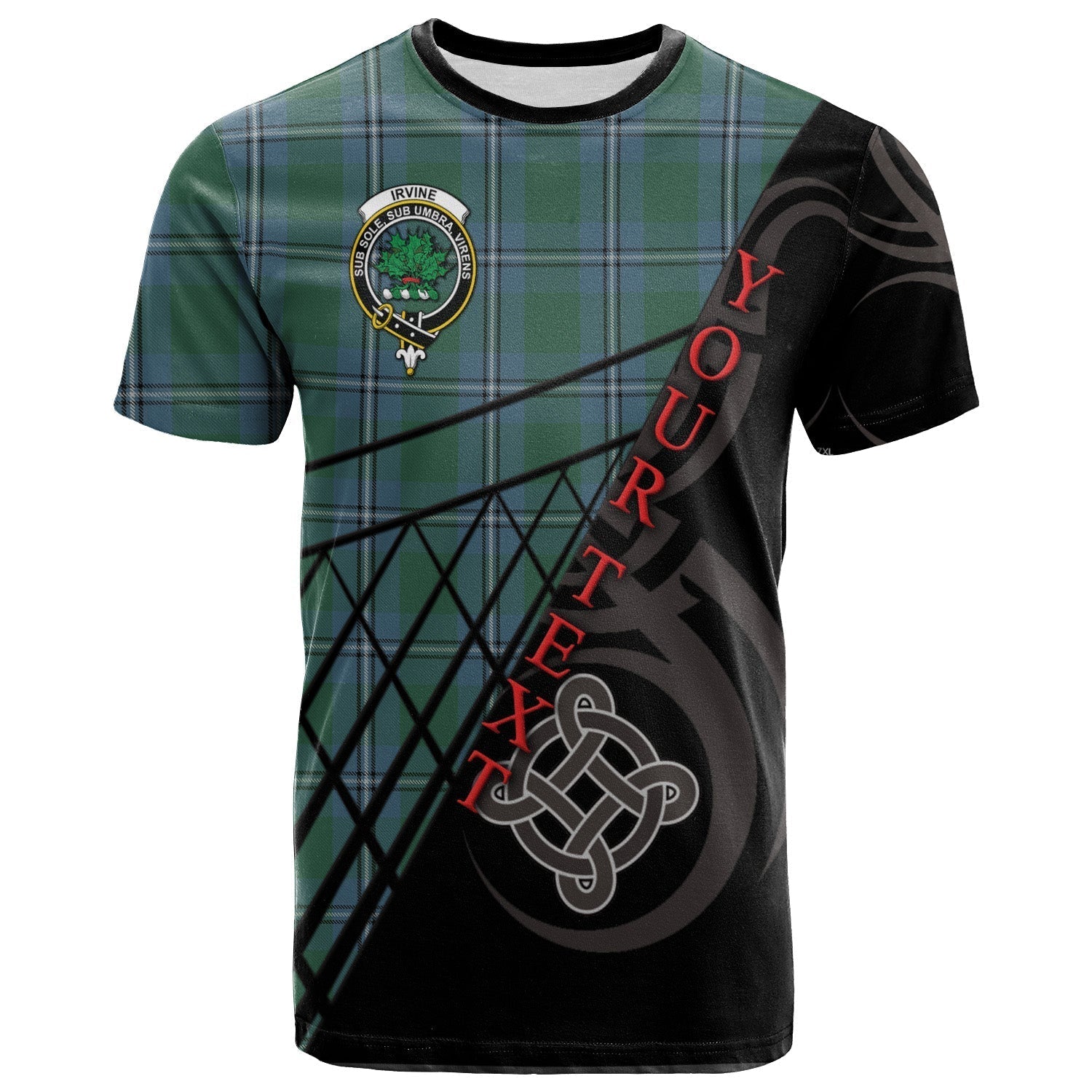 Printivon Irvine of Drum T Shirt Pattern Celtic 