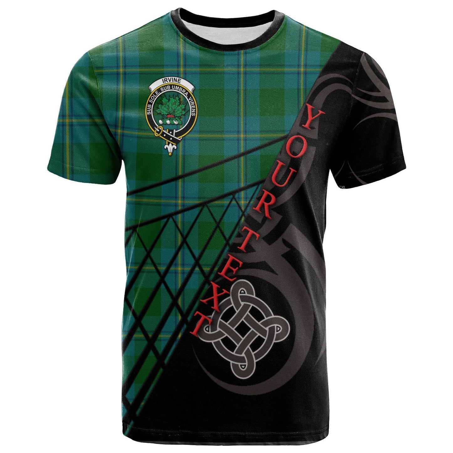 Printivon Irving of Bonshaw T Shirt Pattern Celtic 