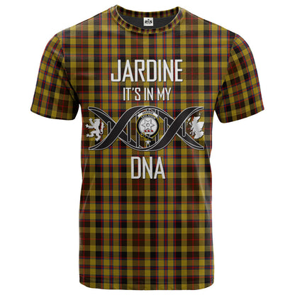 Printivon Jardine of Castlemilk Clan DNA In Me Tartan Crest T Shirt