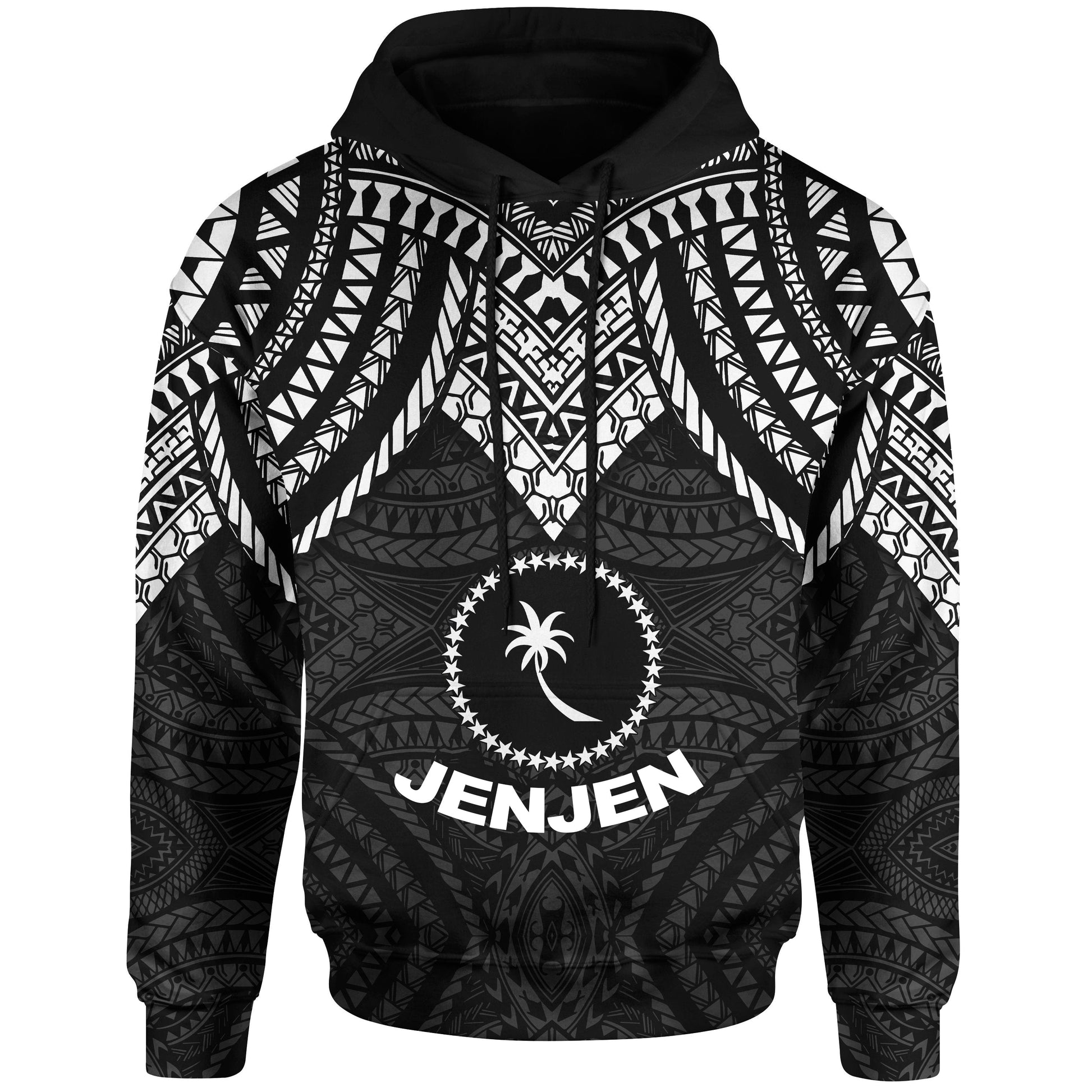 Chuuk Hoodie Micronesian Pattern Armor Style (Jenjen)