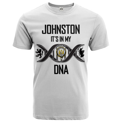 Printivon Johnston Clan DNA In Me Crest T Shirt