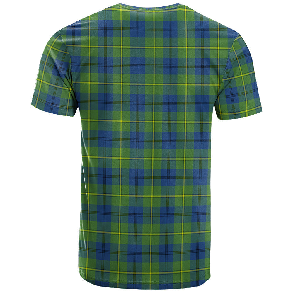 Printivon Johnston Ancient Clan DNA In Me Tartan Crest T Shirt