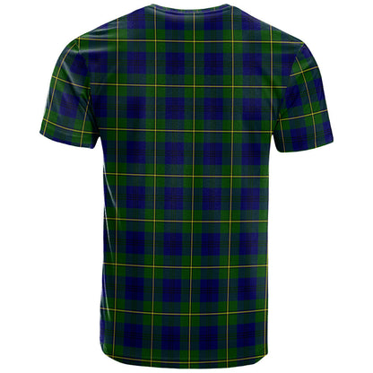 Printivon Johnston Modern Clan DNA In Me Tartan Crest T Shirt