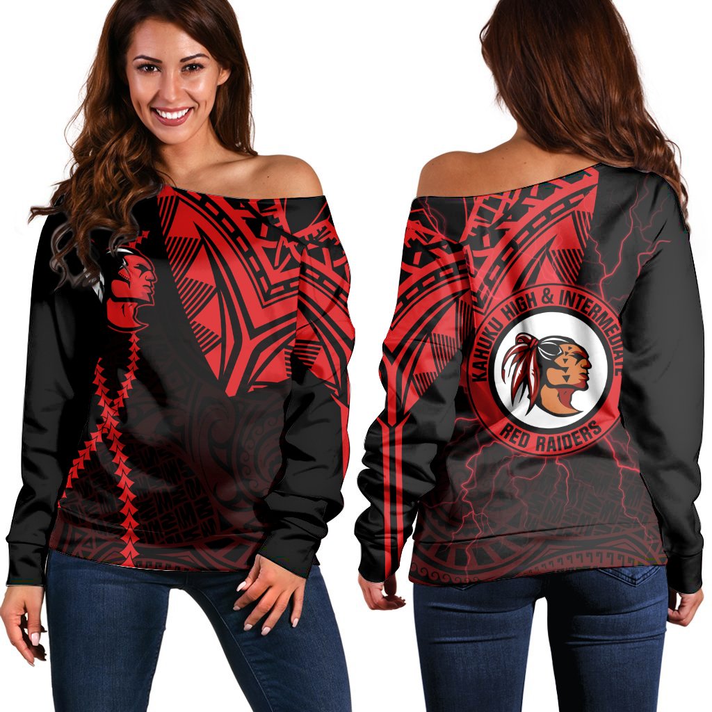 Hawaii Kahuku High Off Shoulder Sweater Forc Style AH