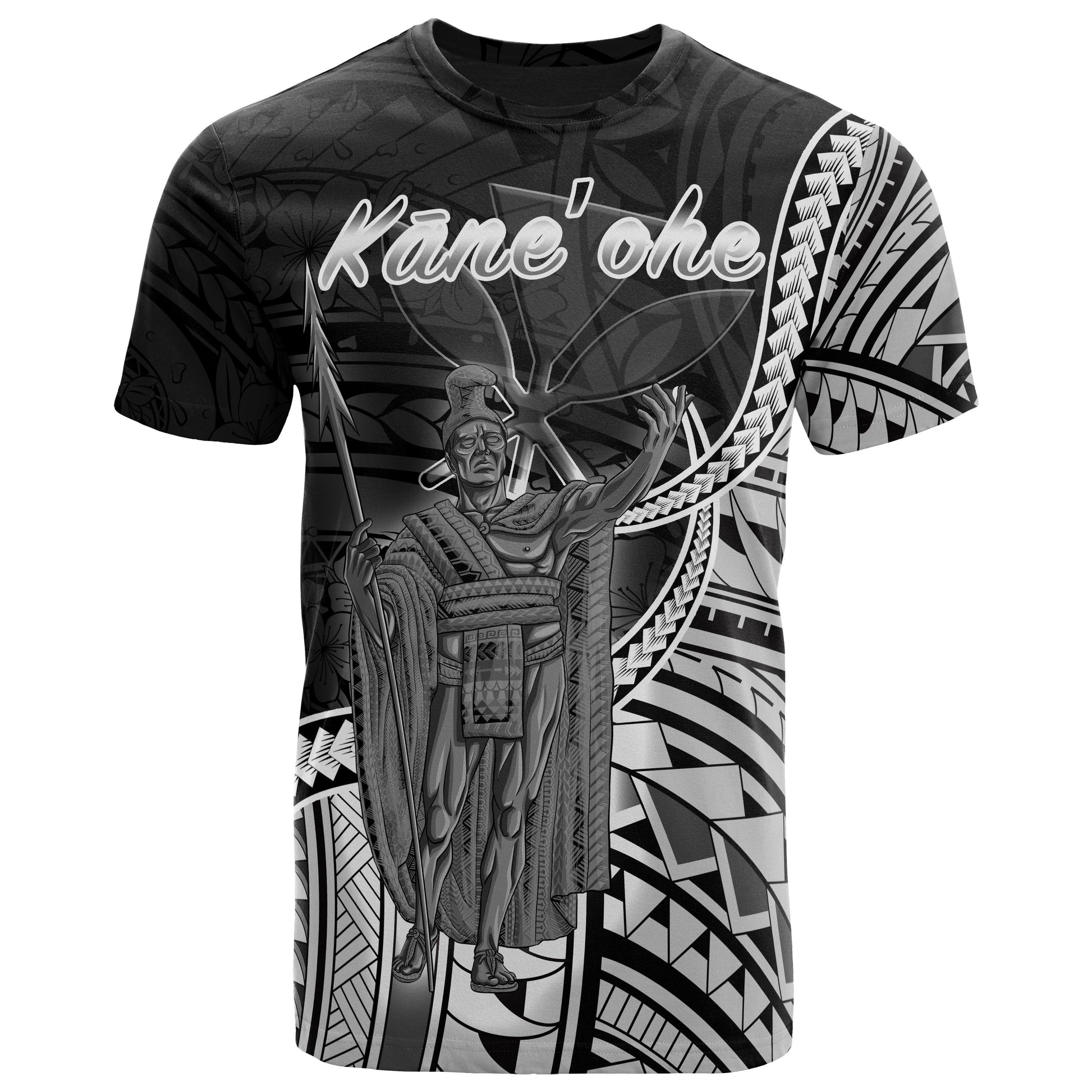Hawaii T-Shirt - Kane'Ohe Kingdom Of Hawaii Polynesian Patterns