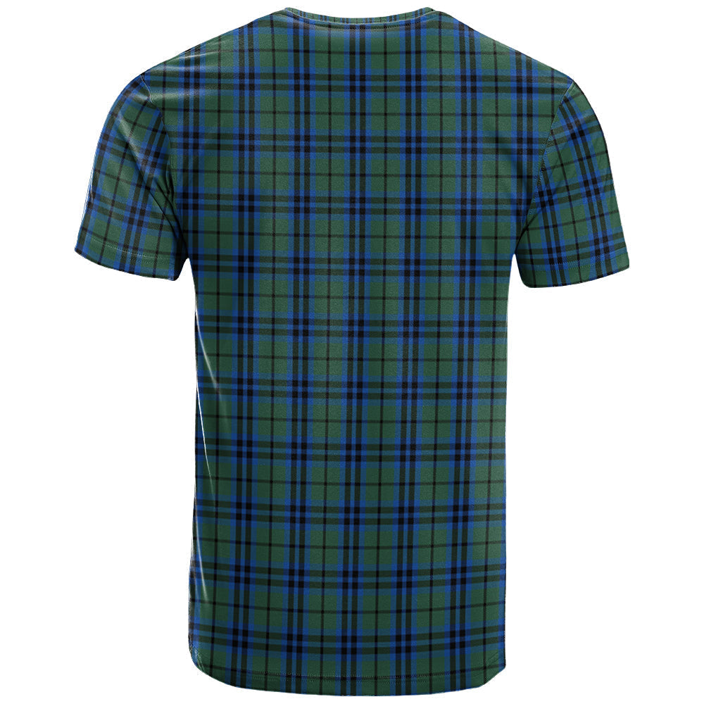 Printivon Keith Clan Clan DNA In Me Tartan Crest T Shirt
