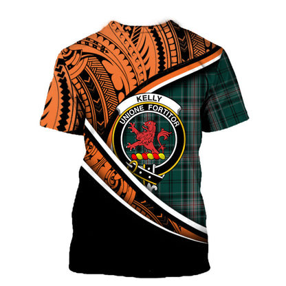 Printivon Kelly of Sleat Hunting T Shirt Pattern Polynesian