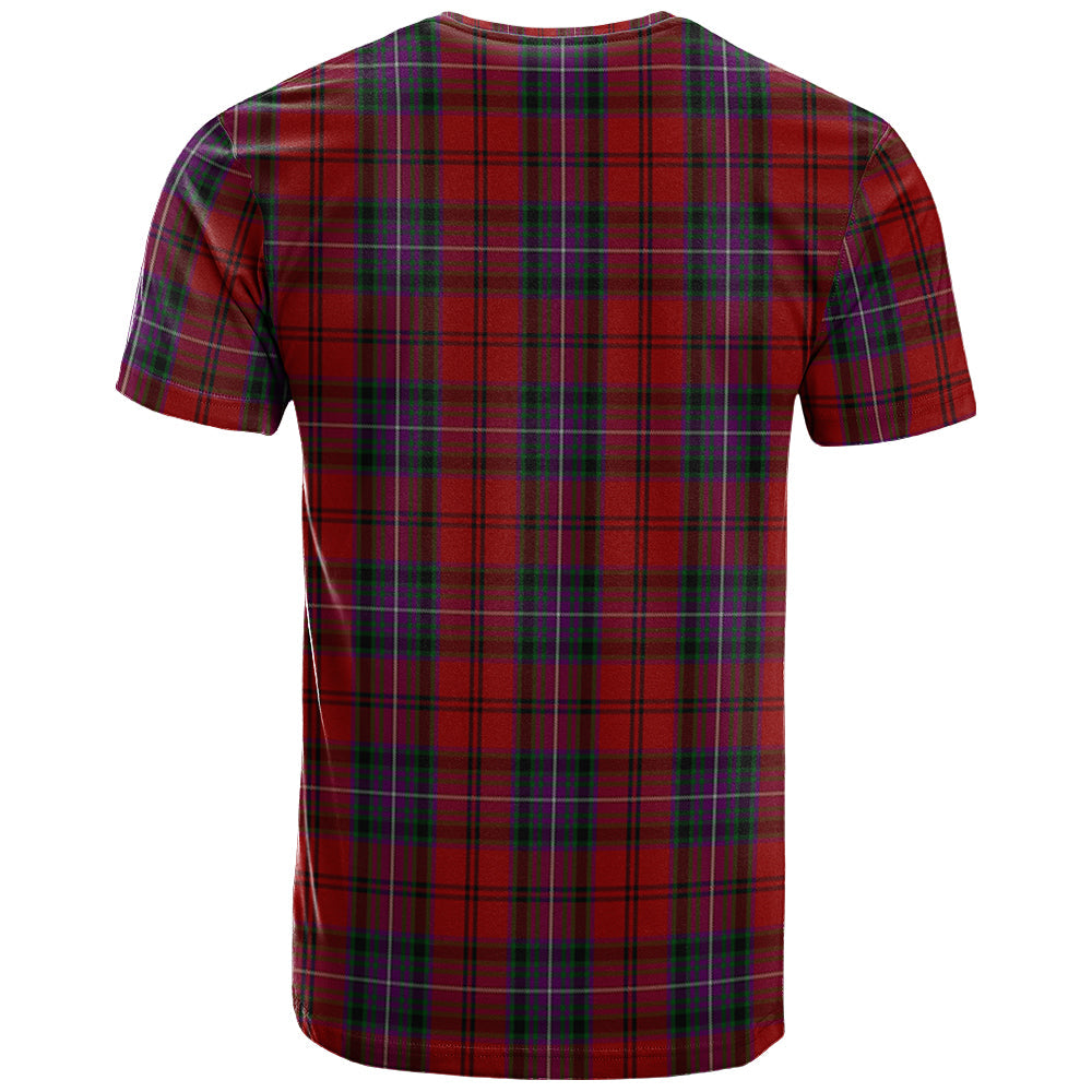 Printivon Kelly of Sleat Red Clan DNA In Me Tartan Crest T Shirt