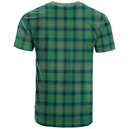 Printivon Kennedy Ancient Clan DNA In Me Tartan Crest T Shirt