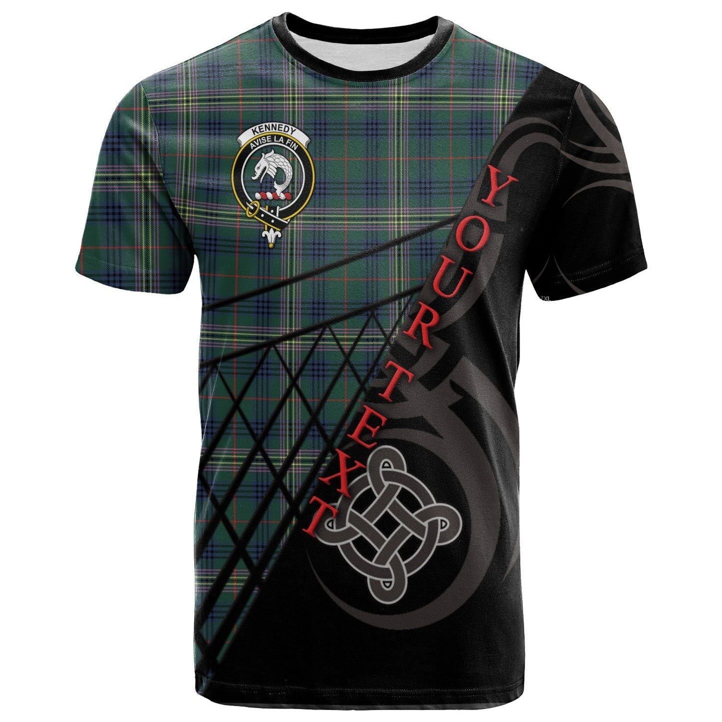 Printivon Kennedy Modern T Shirt Pattern Celtic 