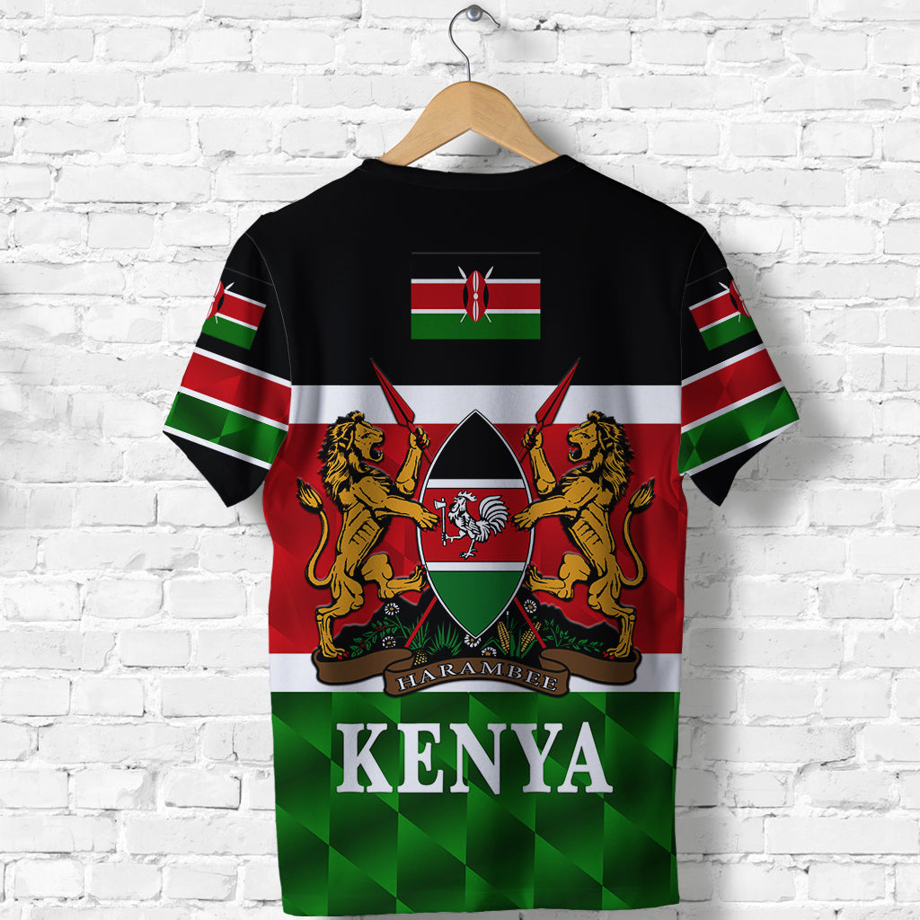 Kenya Coat Of Arms T Shirt Flag Vibes