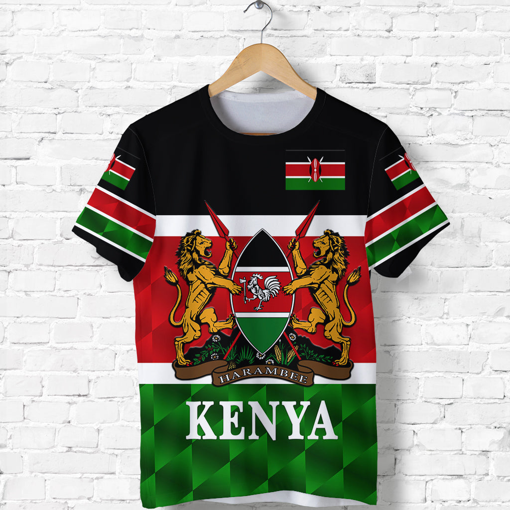 Kenya Coat Of Arms T Shirt Flag Vibes