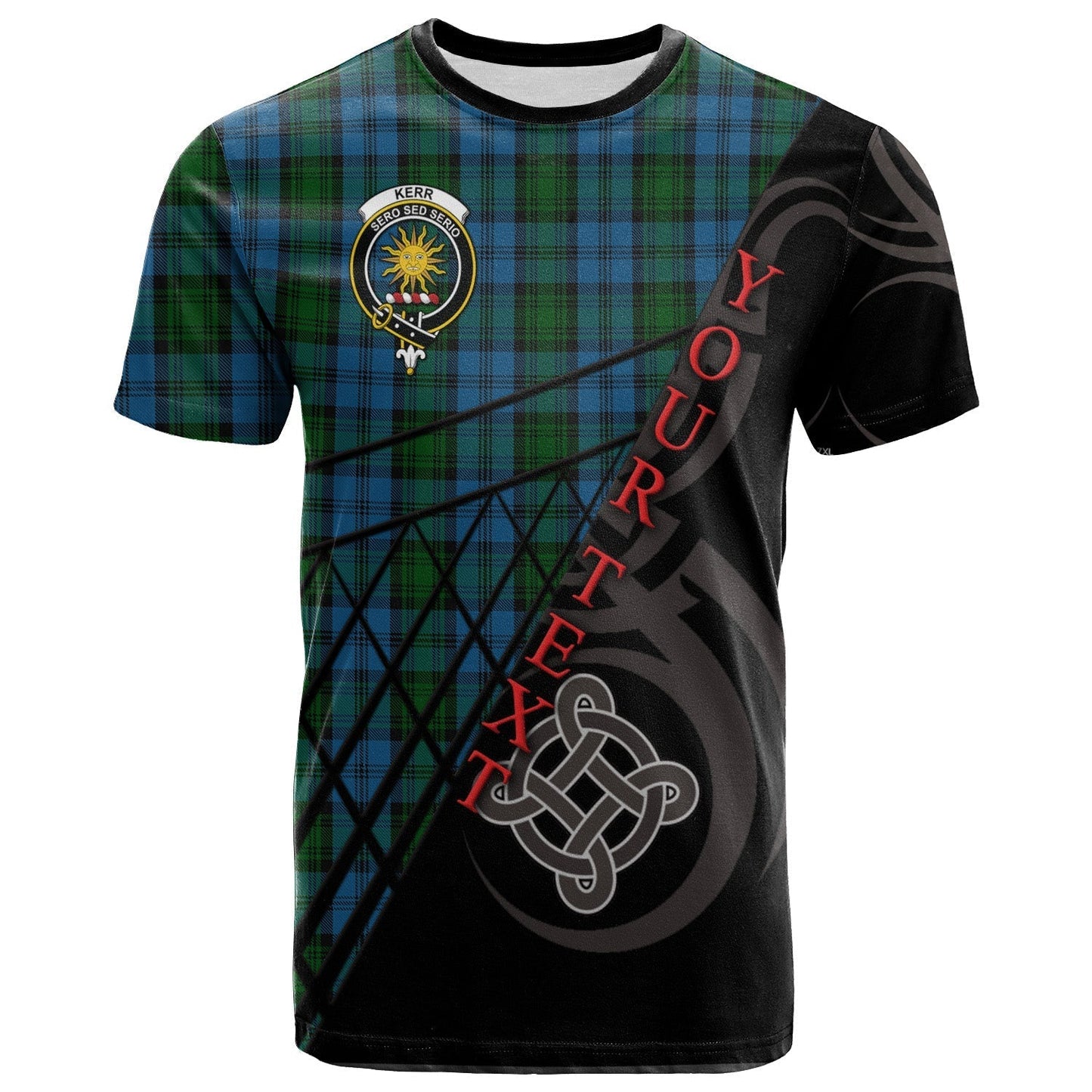 Printivon Kerr Hunting T Shirt Pattern Celtic 