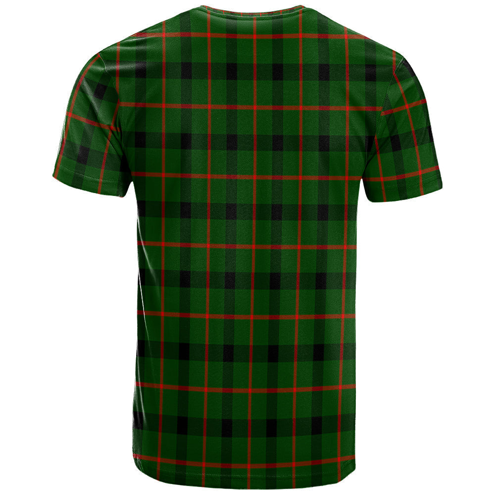 Printivon Kincaid Modern Clan DNA In Me Tartan Crest T Shirt