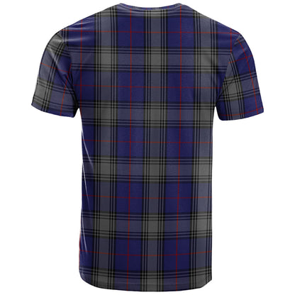 Printivon Kinnaird Clan DNA In Me Tartan Crest T Shirt