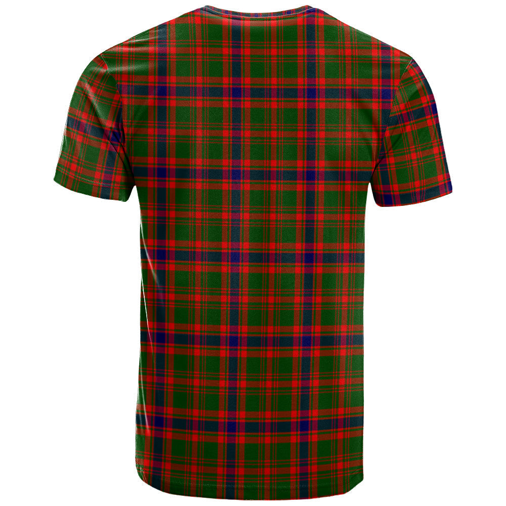 Printivon Kinninmont Clan DNA In Me Tartan Crest T Shirt
