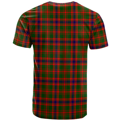 Printivon Kinninmont Clan DNA In Me Tartan Crest T Shirt