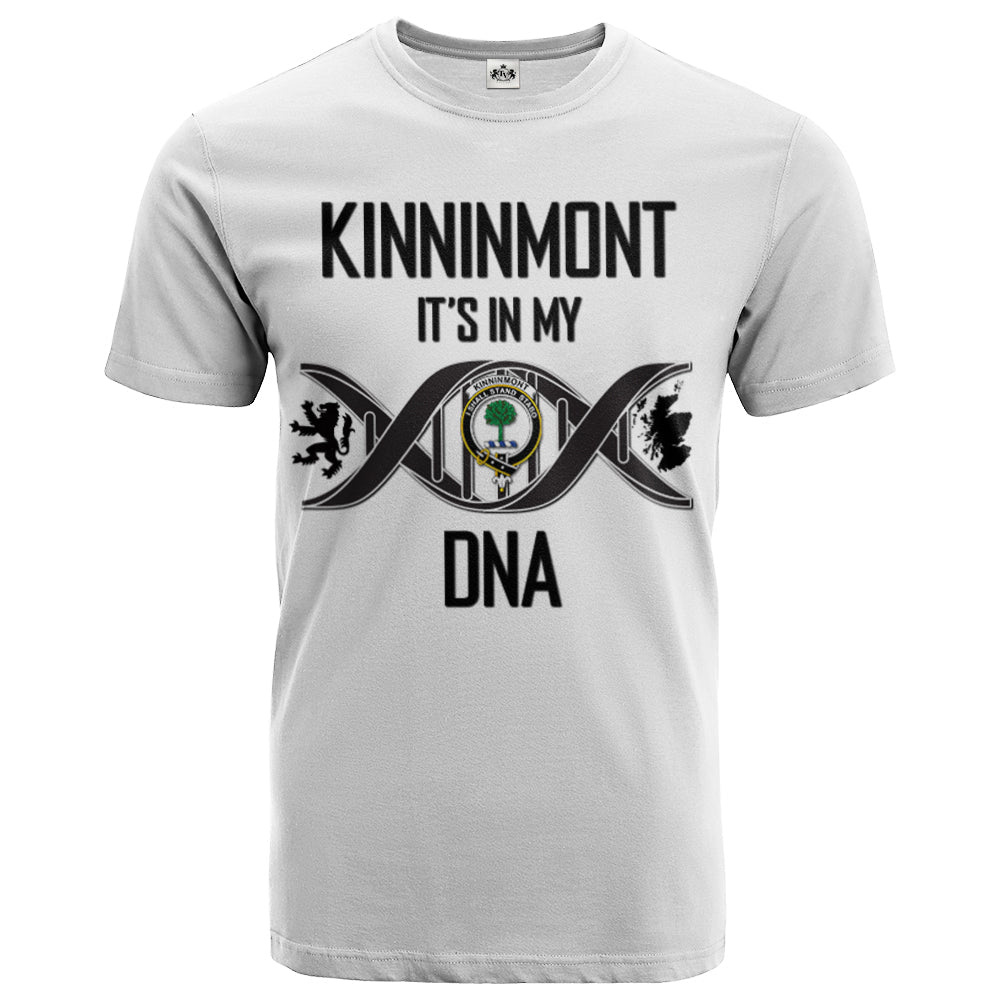Printivon Kinninmont Clan DNA In Me Crest T Shirt