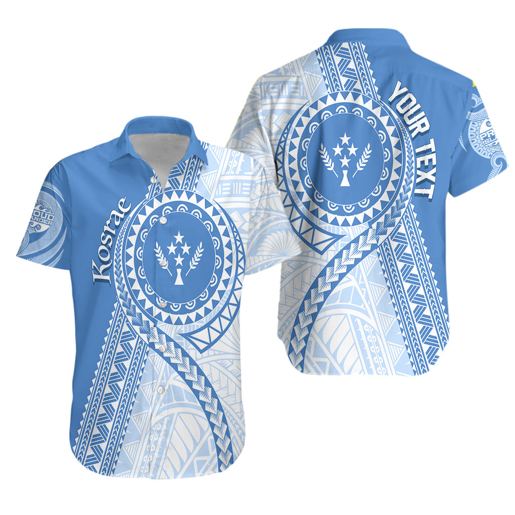 Custom Personalised FSM Kosrae Micronesian Pattern Hawaiian Shirt Proud Islander