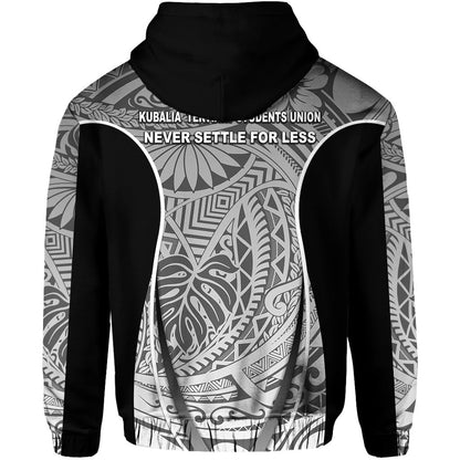 Papua New Guinea Kubalia Tertiary Students Union Zip Hoodie Gray