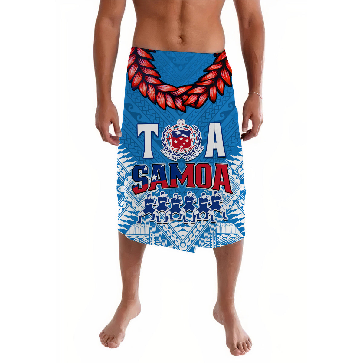 Toa Samoa Rugby Lavalava Manu Siva Tau Style Ulafala Ver.02