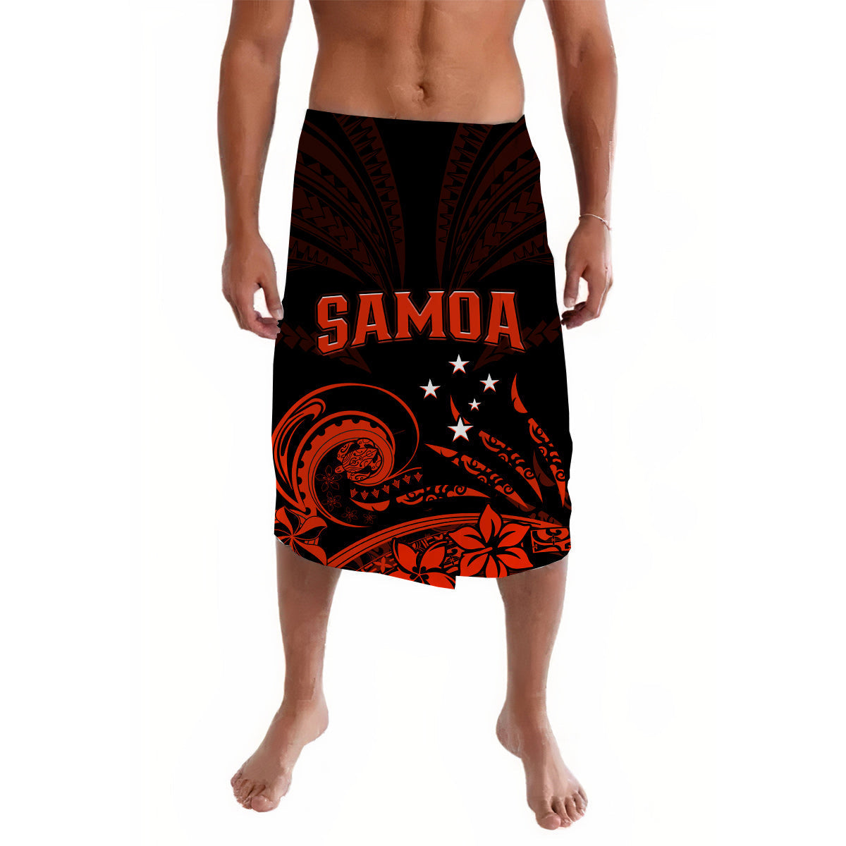 Samoa Tatau Lavalava Red Polynesian Proud Samoan