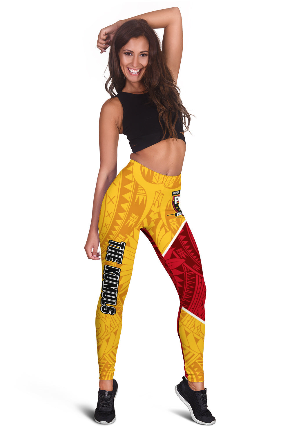 The Kumuls PNG Leggings Papua New Guinea Polynesian Dynamic Style