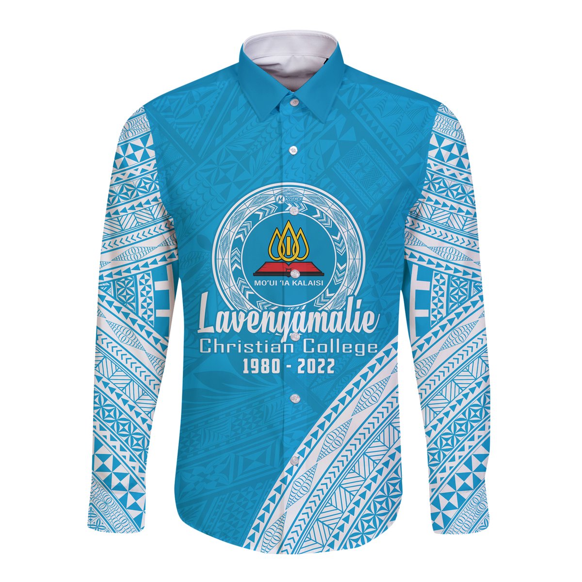 Lavengamalie College Tonga Hawaii Long Sleeve Button Shirt Happy 42nd Anniversary