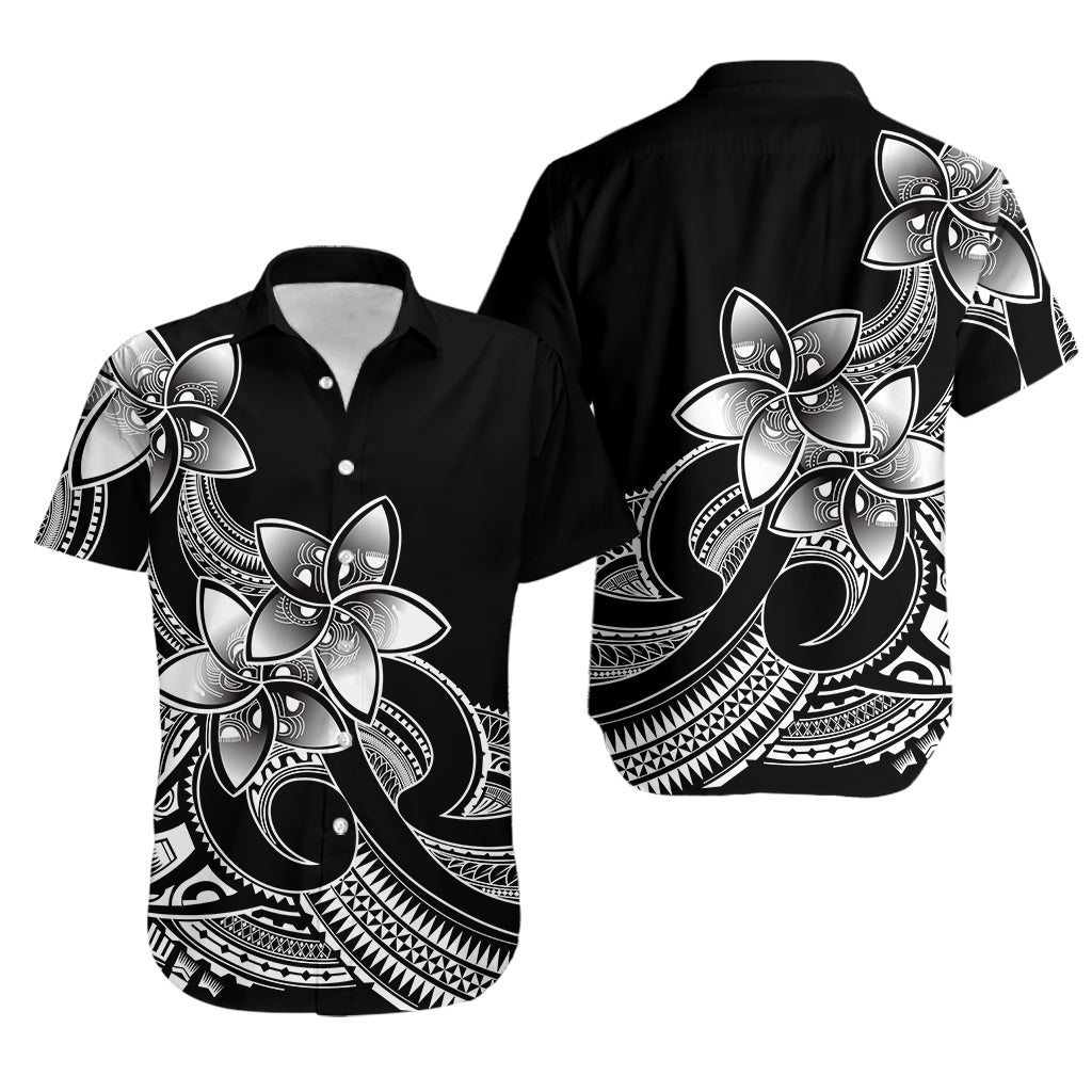 Polynesian Couple Outfits Plumeria Flowers Couples Bodycon Dress Hawaiian Shirt Polynesian Tribal White Vibe