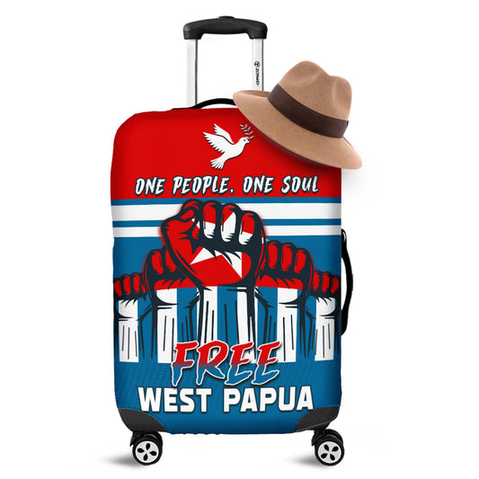 Free West Papua Luggage Covers One People One Soul Strong West Papuan Ver.02
