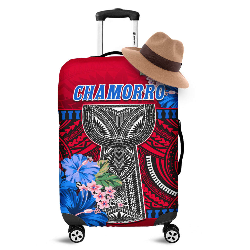 Guam Chamorro Luggage Covers Latte Stone Red Polynesian Haligi
