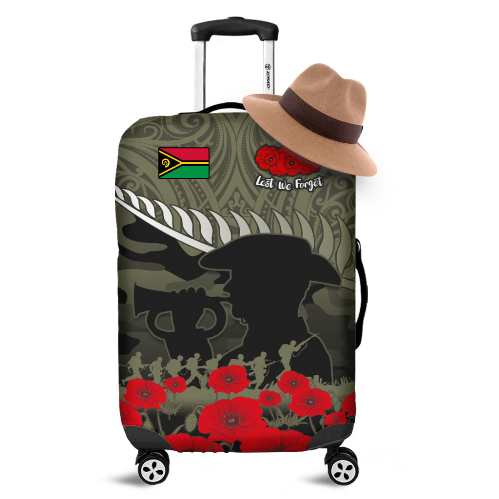 (Vanuatu) New Zealand ANZAC 2022 Luggage Covers Maori Camouflage