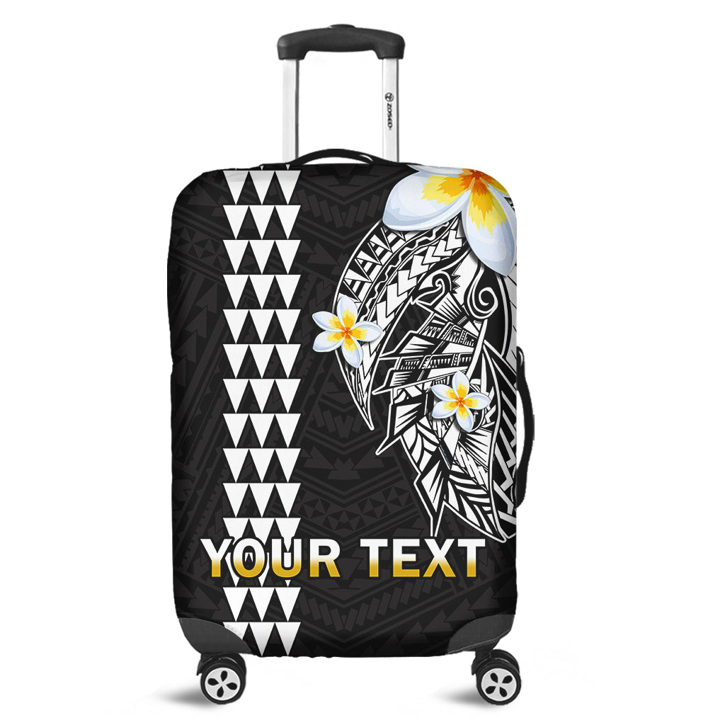 (Custom Personalised) Hawaii Luggage Cover Kakau Kanaka Maoli Combine Polynesian Shark Ver.07