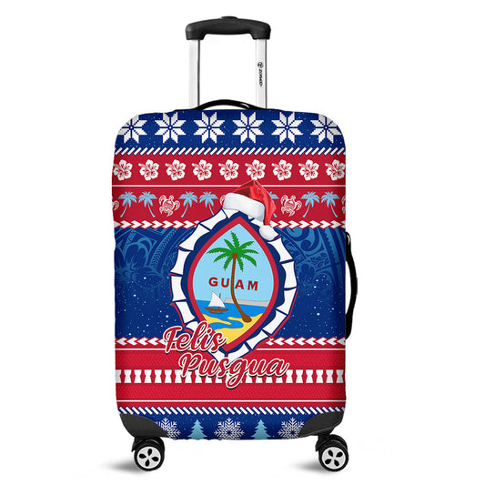 Guam Christmas Lugagge Cover Guaman Seal Polynesian Felis Pusgua