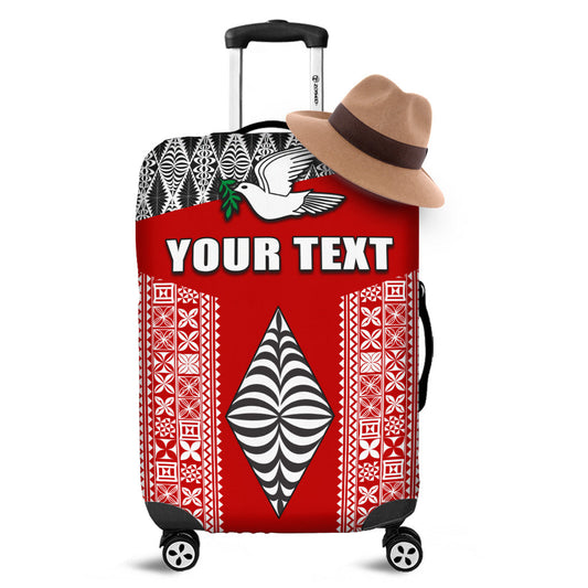 (Custom Personalised) Tonga Rugby Luggage Covers Mate Ma'a Tonga