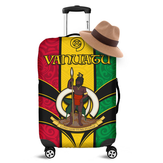 Vanuatu Luggage Covers Pig Tusk Polynesian