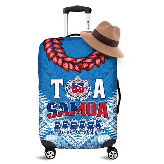 Toa Samoa Rugby Luggage Covers Manu Siva Tau Style Ulafala Ver.01