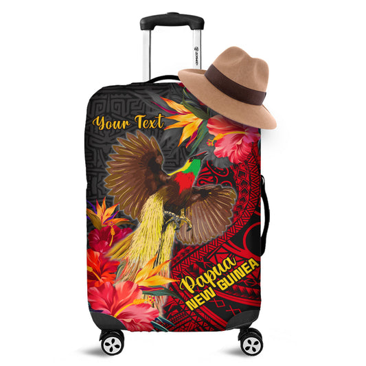(Custom Personalised) Papua New Guinea Luggage Covers Bird of Paradise Ver.01