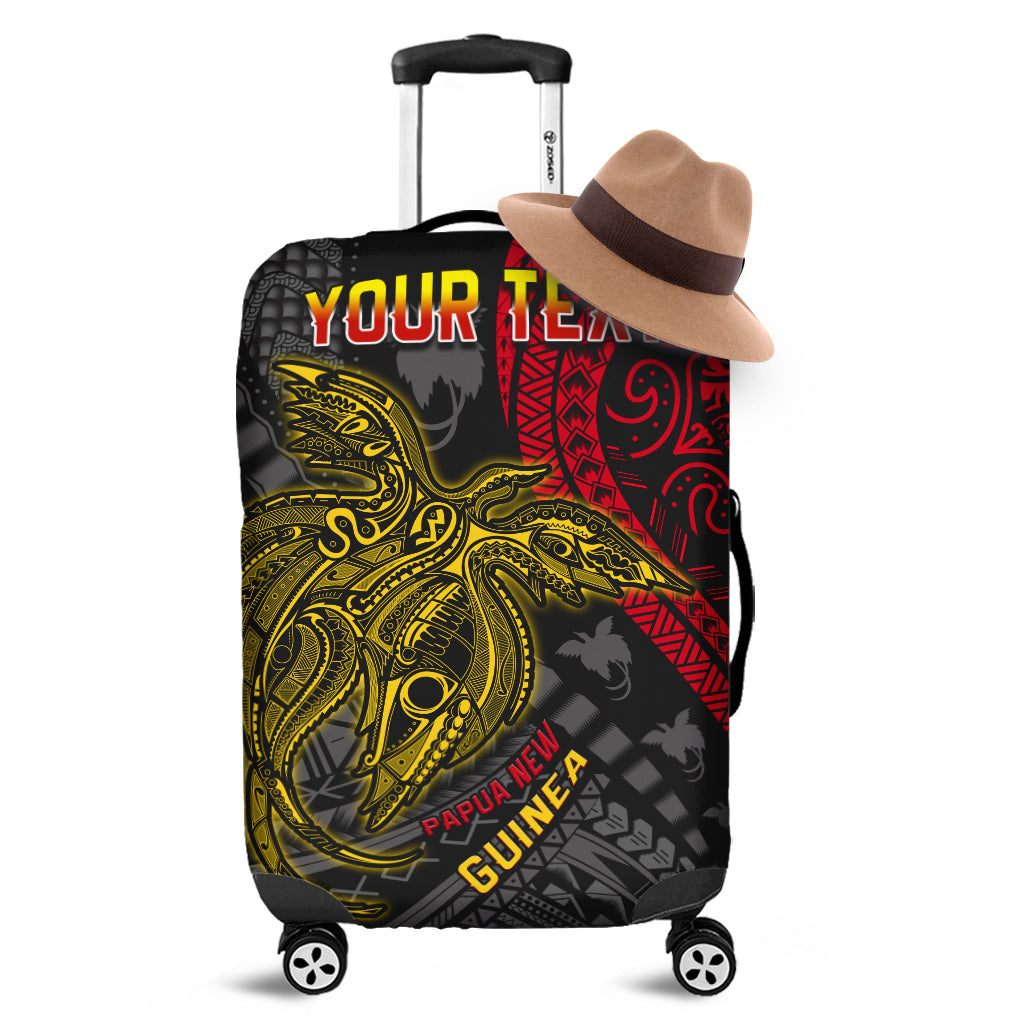 (Custom Personalised) Papua New Guinea Luggage Covers Raggiana Birds Of Paradise Happy 47th Independence Day