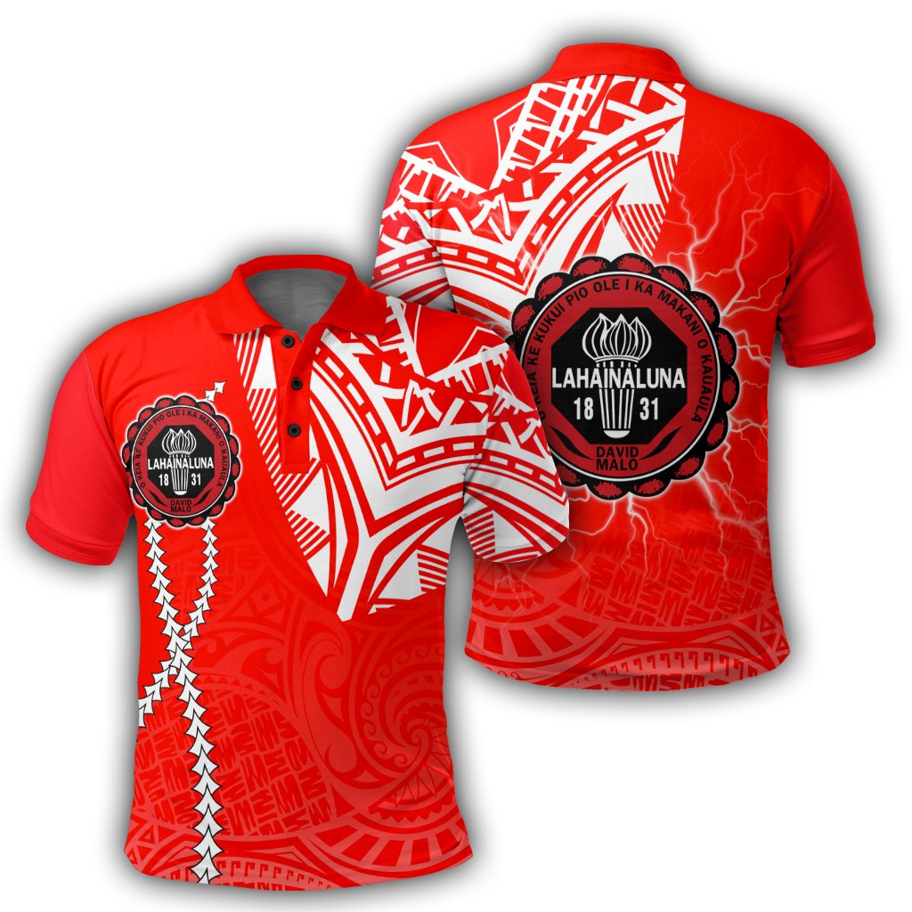 Hawaii Polo Shirt - Lahainaluna High Polo Shirt - Forc Style AH