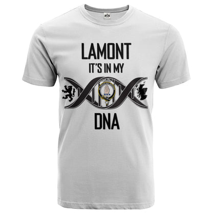 Printivon Lamont Clan DNA In Me Crest T Shirt