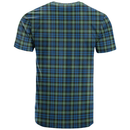 Printivon Lamont Ancient Clan DNA In Me Tartan Crest T Shirt