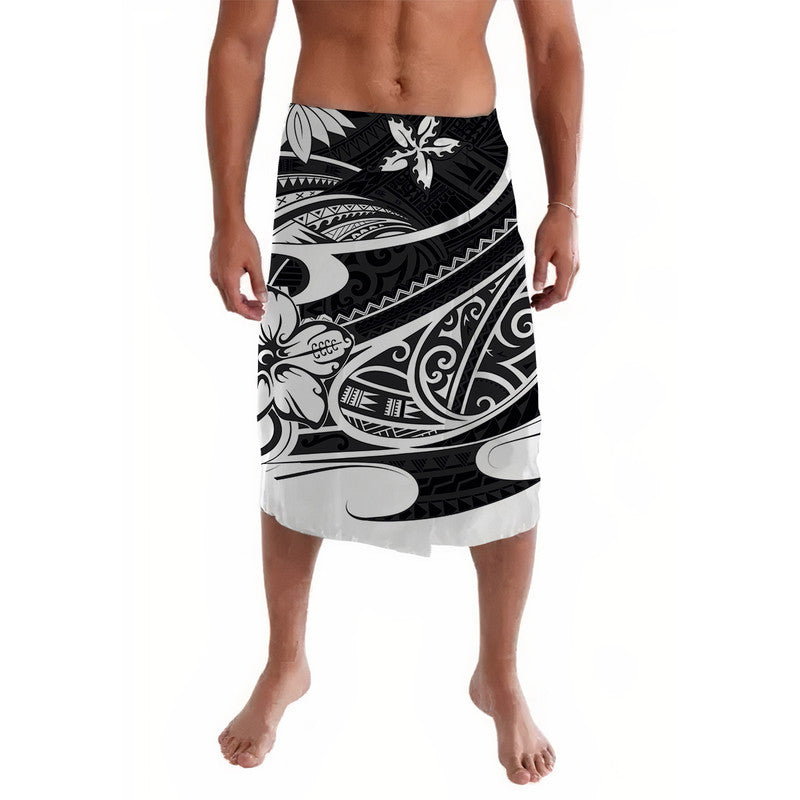Polynesian Tribal Lavalava Black