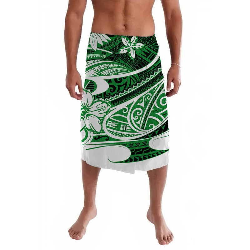 Polynesian Tribal Lavalava Green