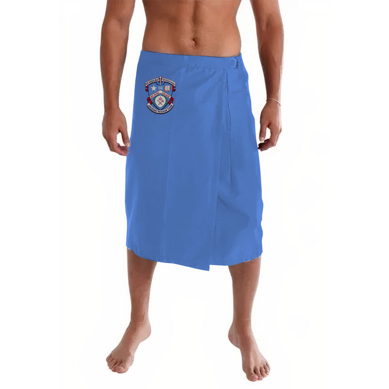 Tonga Apifo'ou College Lavalava Original Style - Blue