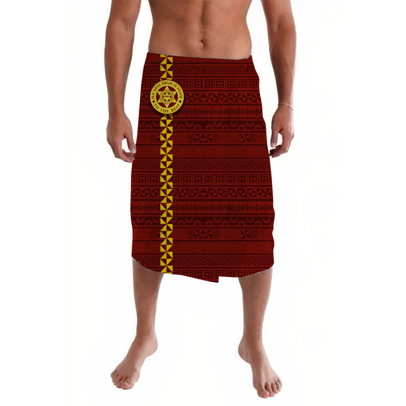 Tonga Ha'apai High School Lavalava Simple Tongan Style - Maroon
