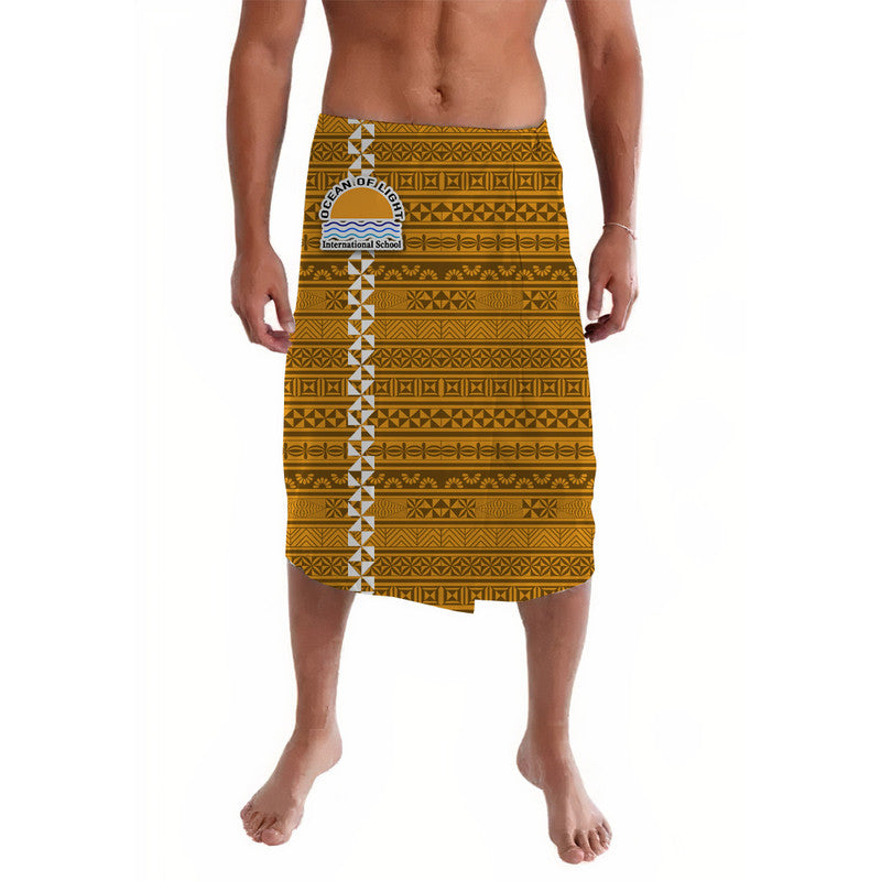 Tonga Ocean of Light International School Lavalava Simple Tongan Style - Orange