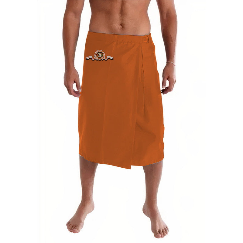 Tonga Tailulu College Lavalava Original Style - Orange