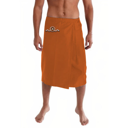 Tonga Tailulu College Lavalava Original Style - Orange