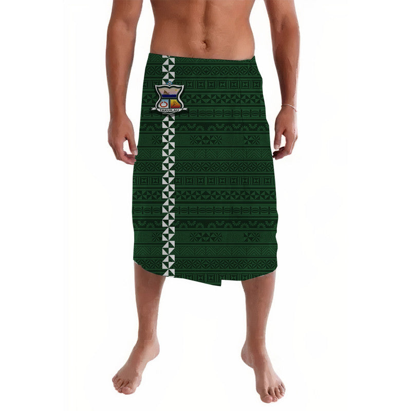 Tonga Takuilau College Lavalava Simple Tongan Style - Green